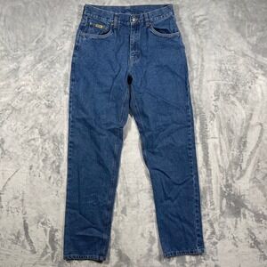 BERNE Mens Blue Denim Jeans Size 32(30)x36(34) Classic Fit‎ Work Pants